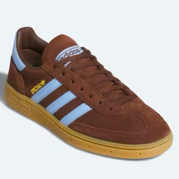 🩵🤎 Adidas Handball Spezial Glow Blue Brown 🩵🤎